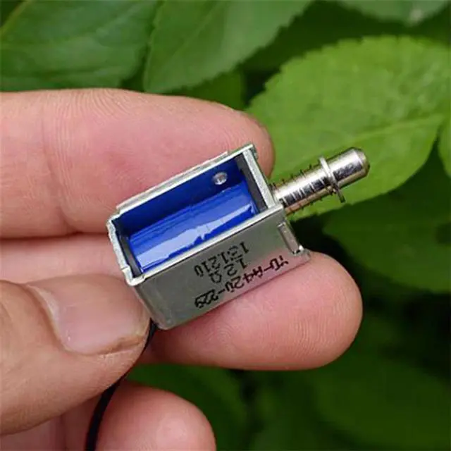 Alt view image 6 of 6 - 1PC DC6-12V Mini 0420 Electromagnet YD-A420-229 DC Electromagnet Suction Type Magnetic Electromagnet For Cabinet Electronic Lock