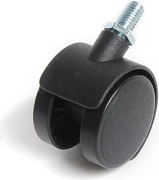 Alt view image 2 of 6 - 4PCS/Lot 1.5 Inch Floor Protector Nylon Casters Wheels with Brake, 8mm Screw Mounting, Wheels for Office Chair, Furniture