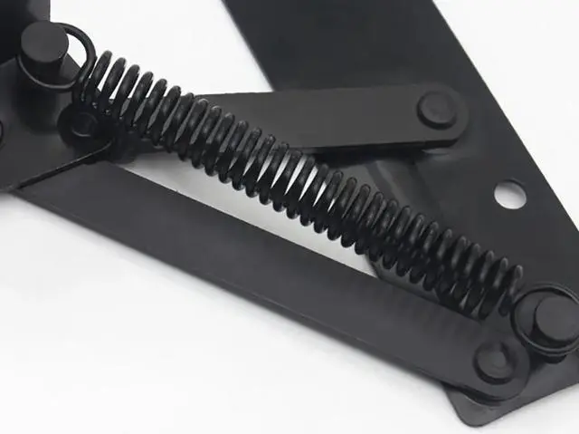 Alt view image 6 of 6 - 2Pcs/set Black Sofa Hinge Furniture Hinges Multifunctional Supporting Spring Hinges For Support Sofa Headrest, Storage Box