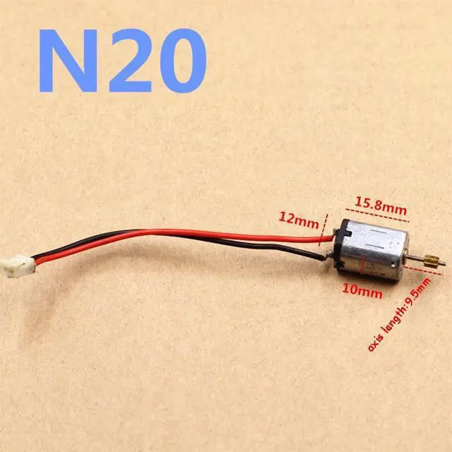 Alt view image 2 of 5 - High Speed Carbon Brush Motor Model Airplane Toy Electric Machinery Large Torque Micro Motor With Gear