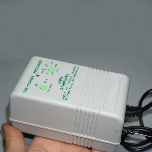 Alt view image 3 of 6 - 1.5A Adjustable DC Power Supply Transformer Voltage Converter Transformers Output Voltage 6V/9V/10.5V/12V/15V/18V Transformer