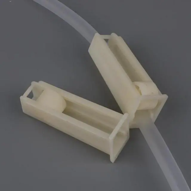 Alt view image 3 of 3 - 5pcs soft hose valve for garden micro irrigation Flow control 4/7mm 4x6mm Air pipe fittings Water pump Silicone tube valve