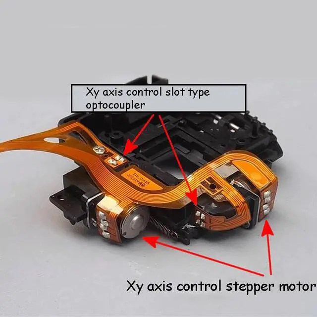 Alt view image 4 of 4 - Stepper Motor Cross Mobile Platform Small Digital Microscope xy Axis Workbench Experimental Two-axis Slide Table Stepping Motor