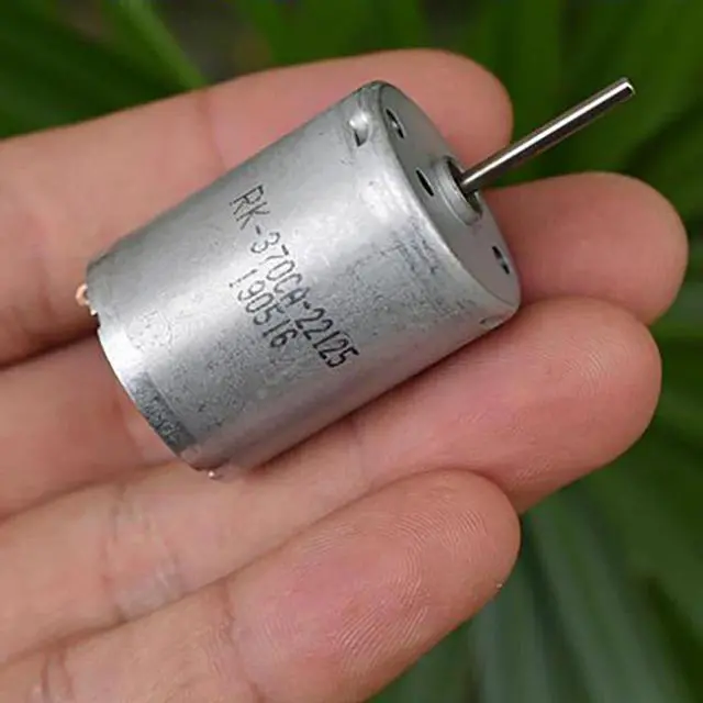 Alt view image 3 of 6 - 370-2212 Micro Motor 18.5MM Long Axis Motor DC 6-12V 7800-16000RPM Copper Carbon Brush 370 DC Motor Parts Accessories