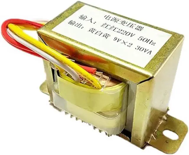 Main image of EI57 30W 220V-9V transformer input 220v 50Hz output 30VA double 9v power transformers