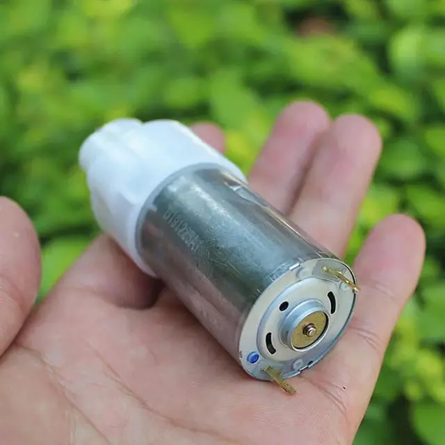 Alt view image 3 of 6 - 390 DC Geared Motor DC 12V 2700RPM Copper Carbon Brush Reduction Motor, Low Reduction Ratio 1:3.4 DIY DC Motor Accessories