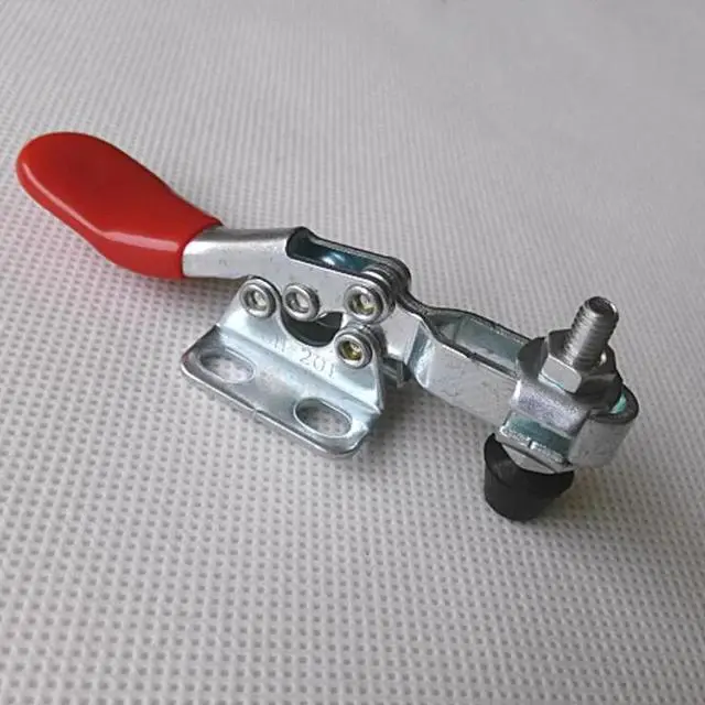 Alt view image 5 of 5 - Holding Capacity 27kg Quick Release Toggle Clamp GH-201 Horizontal Hand Tool For Fixing Workpiece
