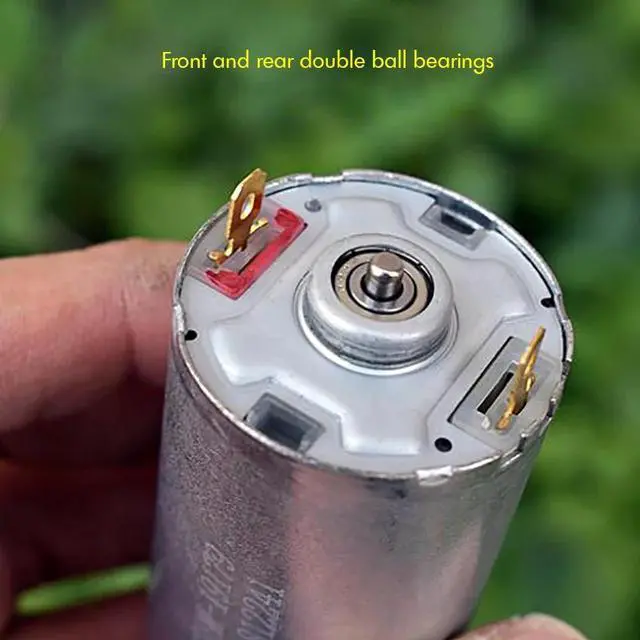 Alt view image 6 of 6 - Front and Rear Ball Bearing Motor DC12V-36V Low Speed Large Torque 575-19179 Motor Micro Current Low Power, Shaft Diameter 3.2mm