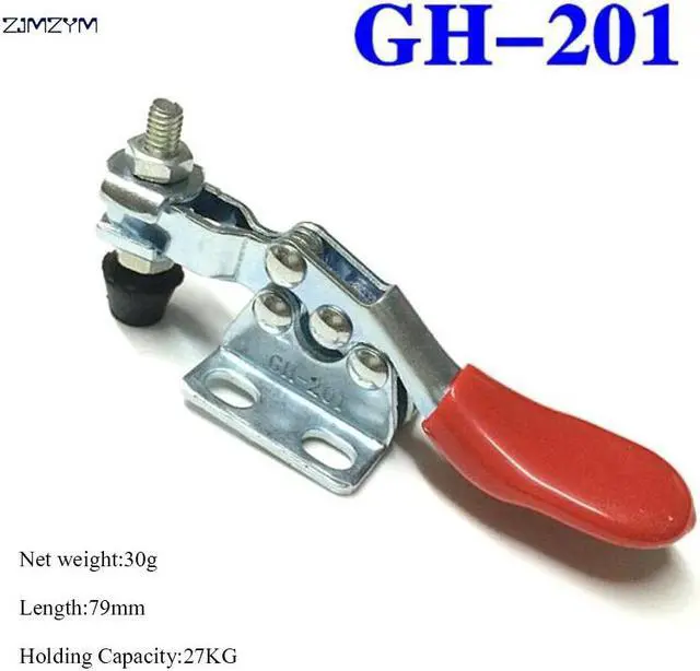 Main image of Holding Capacity 27kg Quick Release Toggle Clamp GH-201 Horizontal Hand Tool For Fixing Workpiece