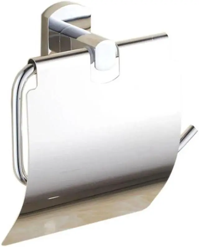 Main image of Copper Paper Box Roll Holder Toilet Paper Holder Tissue Box Bathroom Accessories Chrome