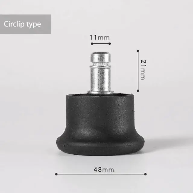 Main image of 5Pcs/set Non-slip Caster Wheel Small Wheels For Office Chair Wheel Furniture Fixed The Floor For All Surfaces Chair Castor