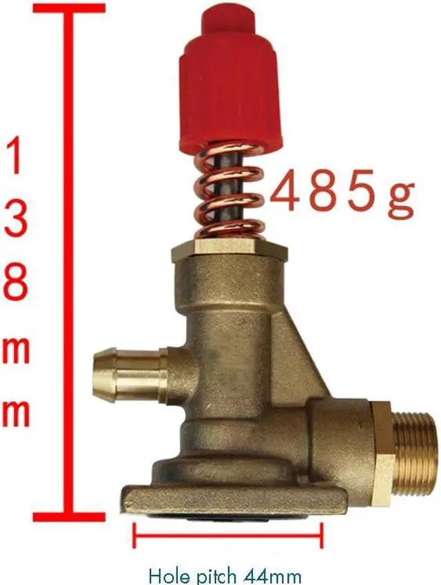 Alt view image 2 of 2 - 58 Water Pressure Regulator Valve Brass Four-hole 22mm Thread Water Pressure Reducing Valve  High Pressure Washer Accessories