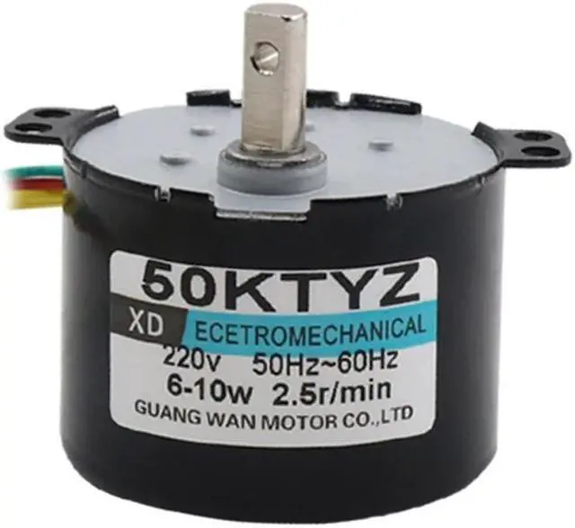 Main image of Brand  50KTYZ AC Motor 220V Synchronous Motor 6-10W Permanent Magnet Gear Reduction Motor Controllable Micro Moteur