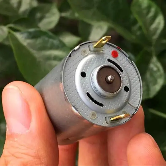 Alt view image 3 of 6 - DC3-6V 6600-14000RPM Bias Shaft 380 Motor Micro Crankshaft Model Motor Connecting Rod DIY Electric Machinery Block Current 4A