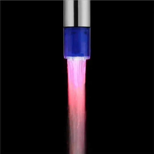 Alt view image 6 of 6 - 1pc LED Three-color Temperature Control Self-generating Color Micro-faucet Aerator 24mm Nozzle Filter Kitchen Basin Accessories