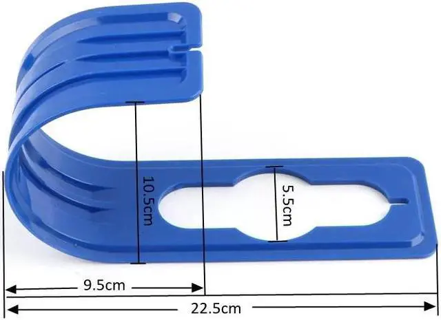 Alt view image 2 of 6 - 2pcs UP-CLOUD ABS Wall Mounted Soft Garden Hose Reels Storage Watering Organizer Holder Wash Car Pipe Outdoor Tap Hanger Rack