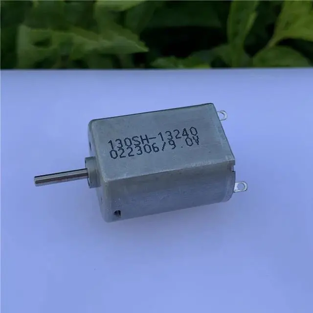Alt view image 2 of 6 - 130SH DC Micro Motor with M2 Screw Hole, Metal Brush, Commutator, 1.5V-9V Low Power Consumption Mute Small Flat Motor