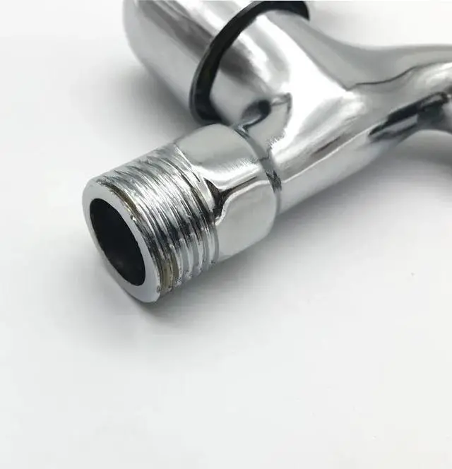 Alt view image 5 of 6 - 1pc Chrome finished washing machine outdoor garden faucet tap water bibcock