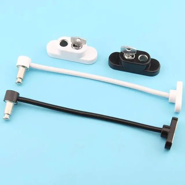 Alt view image 2 of 6 - 1 Set Child Protection Baby Safety Window Lock With Key, Multi-purpose Drawer Wardrobe Refrigerator Door Lock Stopper Protection