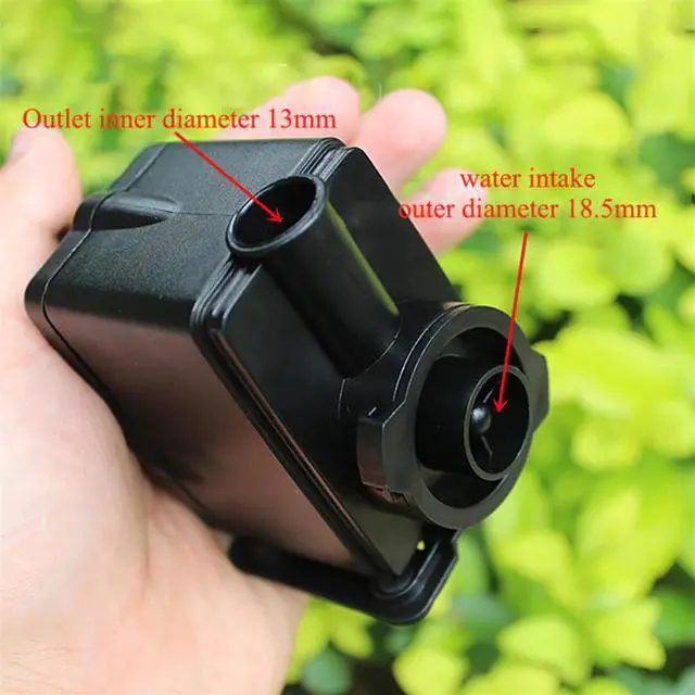 Alt view image 6 of 6 - AC 220V Submersible Pump Electric Water Pumps 7W 280L/H Brushless Drive Motor Silent Pump For Aquarium Fish Tank, Filter Bonsai