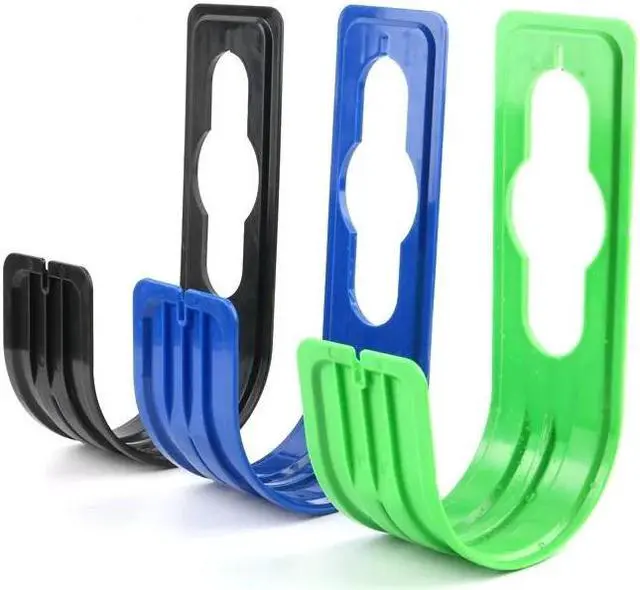 Alt view image 3 of 6 - 2pcs UP-CLOUD ABS Wall Mounted Soft Garden Hose Reels Storage Watering Organizer Holder Wash Car Pipe Outdoor Tap Hanger Rack