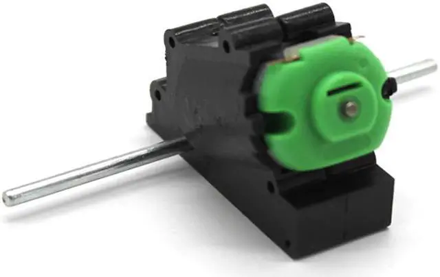 Alt view image 3 of 5 - 1pc Double Shaft Bevel Angle Gear Motor Suit Worm Reducer 3-6V DIY Parts On Sale 6V 1300 rpm/min