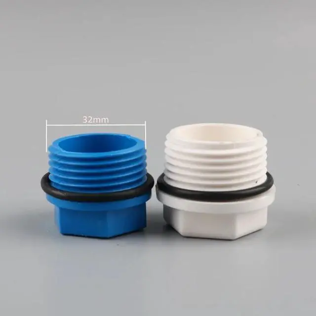 Alt view image 2 of 4 - 5pcs UP-CLOUD PVC 1" Male Thread Plug 1 inch End Connector for Garden Irrigation Aquarium Joint Stop Water Adapter