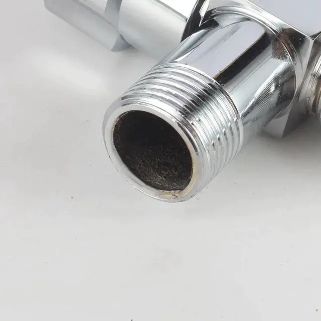 Alt view image 4 of 5 - 1pc Washing Machine Faucet Brass Tap Chrome Plated Double Water Outlet Garden Bathroom Bidet Faucet Fast On Faucets