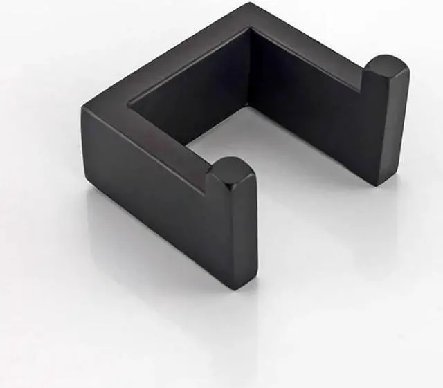 Alt view image 2 of 5 - Stainless Steel  Double Hook Clothes Pegs Robe Hooks Wall Mounted Bathroom Towel Hooks Home Door Coat Hanger Hook Storage Rack