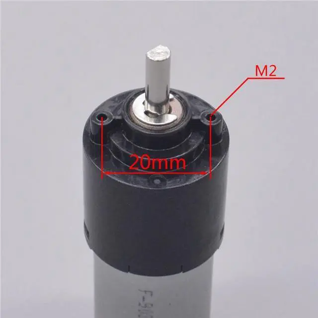 Alt view image 4 of 6 - 4.5mm D-axis 280 planetary geared motor DC 6V-12V 0.11A-0.2A 60-120rpm micro decelerate machine for model DIY