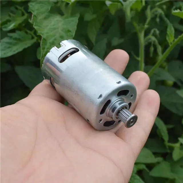 Main image of 555 DC Motor Front Ball Bearing Motor Silent High Torque Low Speed Carbon Brush Motor 6V12V18V  2600-8200rpm Shaft Dia 3.17mm