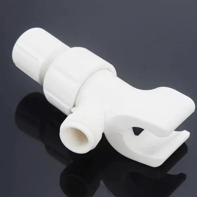 Alt view image 2 of 5 - ABS Handheld Shower head Holder Bracket Wall Connector Wall Outlet Elbow Wall Mounted Shower Head Support Bathroom Hardware