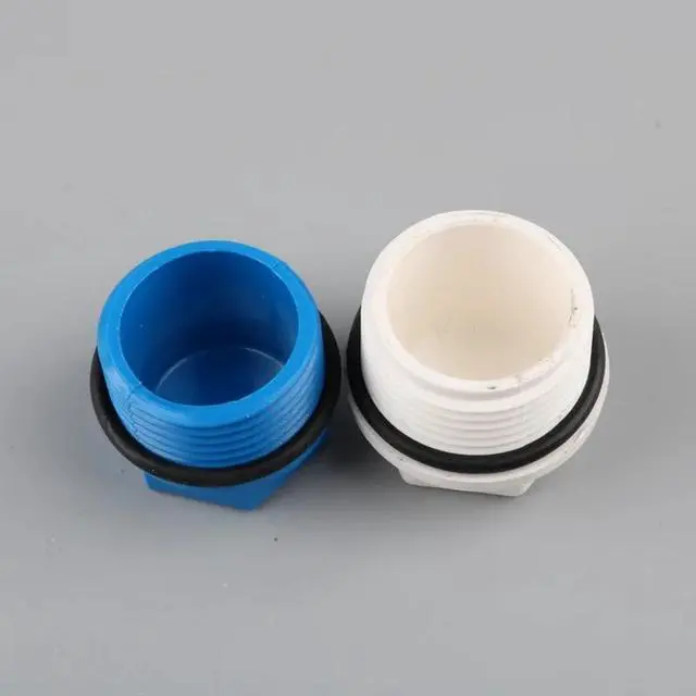 Alt view image 3 of 4 - 5pcs UP-CLOUD PVC 1" Male Thread Plug 1 inch End Connector for Garden Irrigation Aquarium Joint Stop Water Adapter