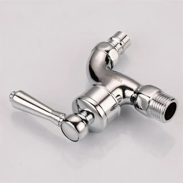 Alt view image 2 of 5 - 1pc Basin Faucets Elegant Bathroom Faucet  Cold Water Basin Tap Chrome Finish Brass Toilet Sink Water Crane