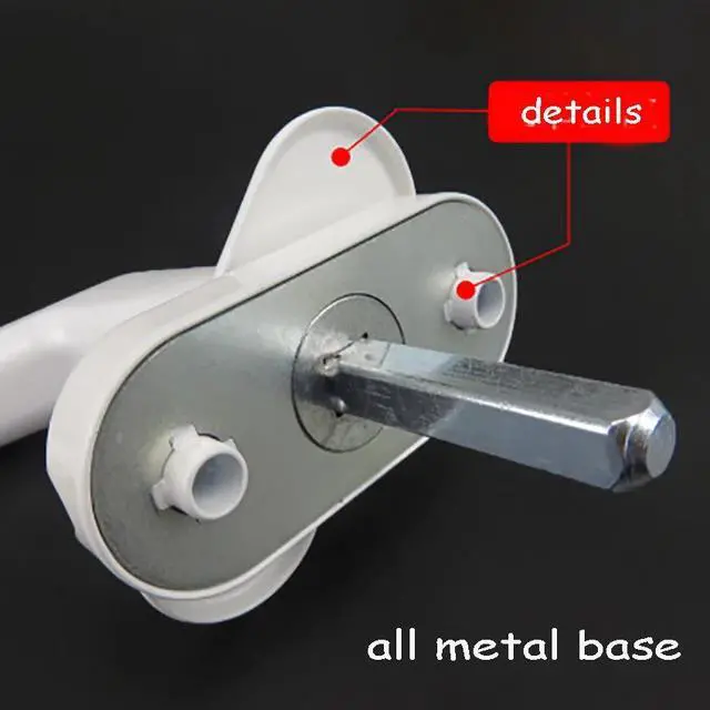 Alt view image 4 of 6 - Zinc Alloy Window Drive Lock Handle Home Durable Replacement Hardware Inside Sliding Casement Rotating Handles