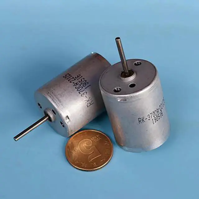 Alt view image 2 of 6 - 370-2212 Micro Motor 18.5MM Long Axis Motor DC 6-12V 7800-16000RPM Copper Carbon Brush 370 DC Motor Parts Accessories