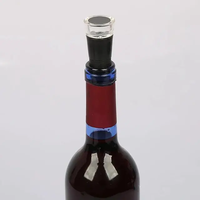 Alt view image 6 of 6 - 1PC Push Style Bar Tools ABS Vacuum Wine Bottle Stopper Sealed Storage Vacuum Memory  Wine Stopper