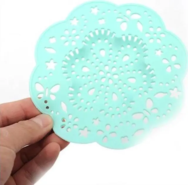 Alt view image 3 of 3 - Silicone Kitchen Sink Filter Sewer Drain Hair Colanders Strainers Filter Bathroom Sink