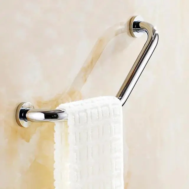 Alt view image 2 of 6 - Bathroom Bathtub Handle Bath Shower Grab Bars Wall Mounted Safety Armrest Anti-skid Handrail For Old Man Pregnant Woman Children