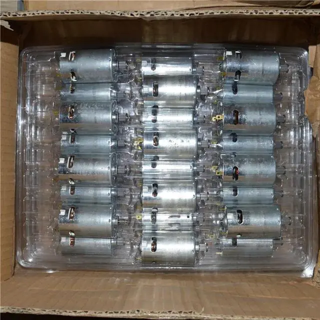 Alt view image 6 of 6 - 555 DC Motor Front Ball Bearing Motor Silent High Torque Low Speed Carbon Brush Motor 6V12V18V  2600-8200rpm Shaft Dia 3.17mm