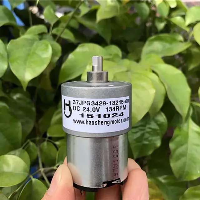 Main image of DC 5-24V 25-134RPM 60-82MA 37G Round D-axis Metal Gear Box Geared Motor for Banking Equipment,Safe,DIY Toys Model