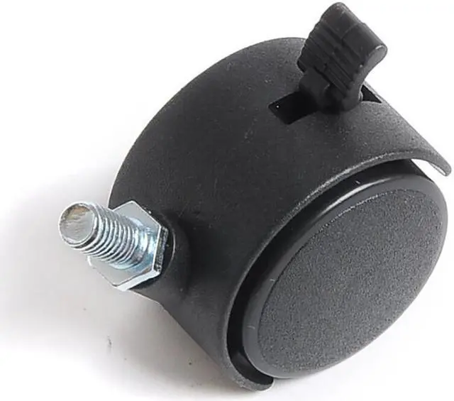 Alt view image 3 of 6 - 4PCS/Lot 1.5 Inch Floor Protector Nylon Casters Wheels with Brake, 8mm Screw Mounting, Wheels for Office Chair, Furniture