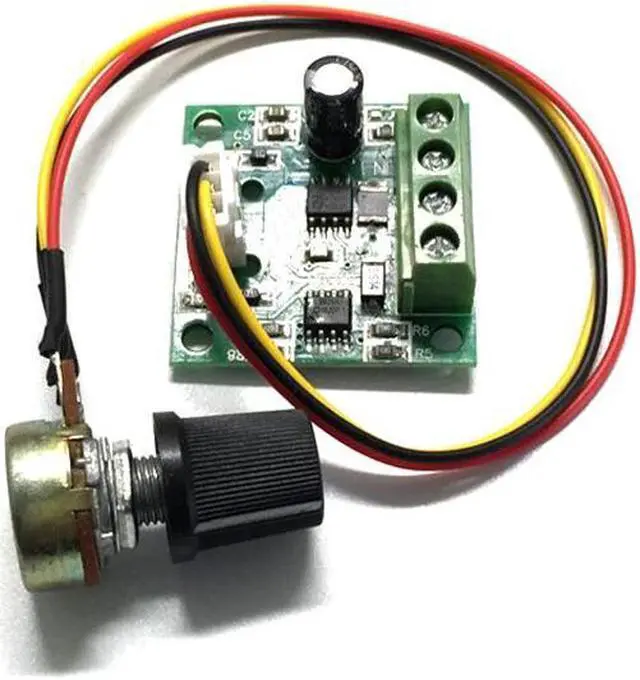 Alt view image 4 of 4 - PWM DC Motor Regulator Low Voltage 1.8v 3v 5v 6v 12v Motor Driver Speed Controller Module Current Control Output 0-2A DIY Supply
