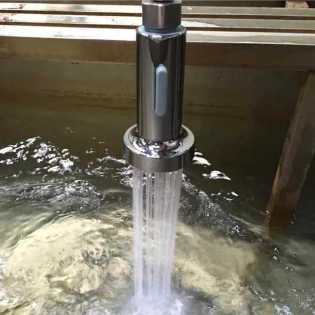 Alt view image 5 of 5 - DONYUMMYJO  Chrome Finish Kitchen Faucet Spout Handheld Nozzle Sprayer Faucet Accessorie