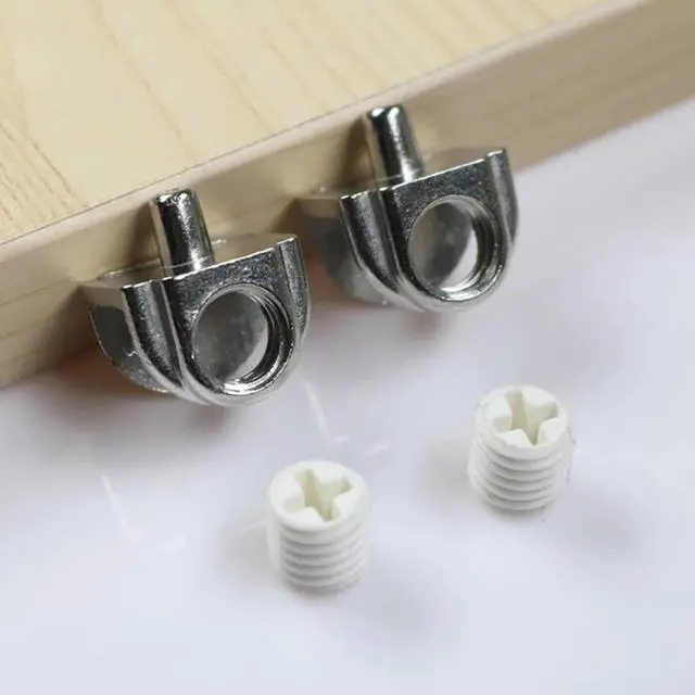 Alt view image 4 of 4 - Half Round Adjustable Glass Shelf Clips Glass Holder Bracket Heavy Duty Clamp Shelf Clip Corner Bracket Clamp, Zinc Alloy