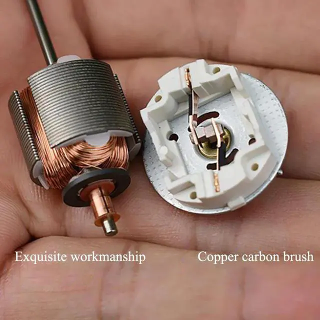 Alt view image 6 of 6 - 370-2212 Micro Motor 18.5MM Long Axis Motor DC 6-12V 7800-16000RPM Copper Carbon Brush 370 DC Motor Parts Accessories