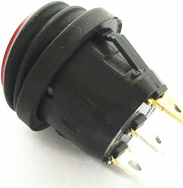 Alt view image 3 of 6 - 1PC KCD1 20mm Button On-Off 3Pin On-Off DPST Boat Car Rocker Switch 6A 250V/AC