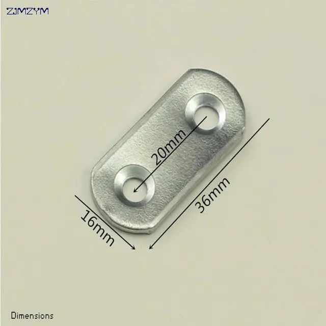 Main image of 5pcs/set 36x16mm Corner Brackets ,furniture connector, 180 degree angle code flat-shape