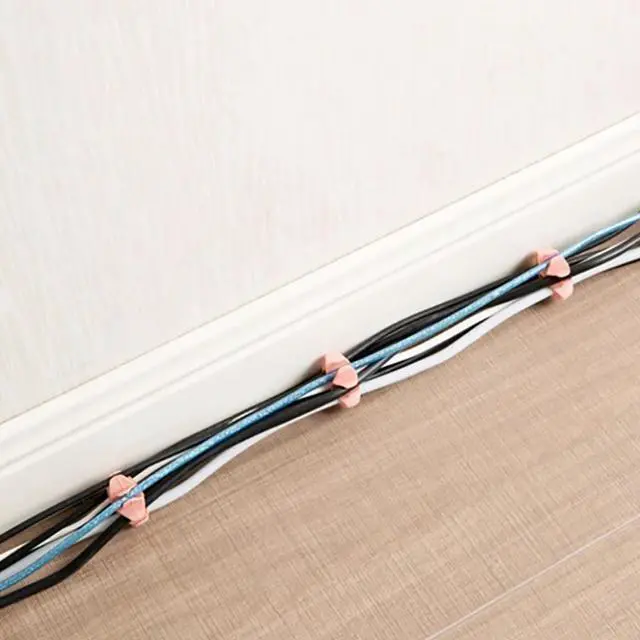 Alt view image 5 of 6 - 4pcs/lot Branch Shape Cable Winder Hub Cord Storage Clip Organizer USB Plug Line Management Holder Headset Wire Wrap Fixer