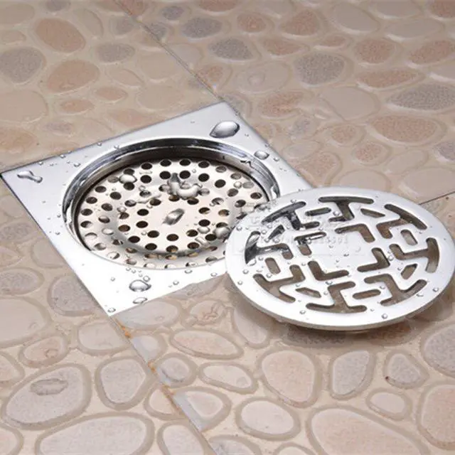 Alt view image 2 of 4 - Copper Shower Floor Drain Bathroom Toilet Floor Drain Water Anti-Odor Floor Drain Floor Drain